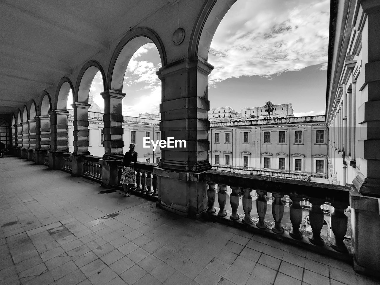 Low angle view of historic building