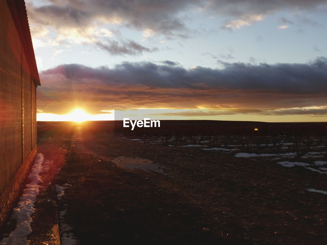 SCENIC VIEW OF SEA DURING SUNSET