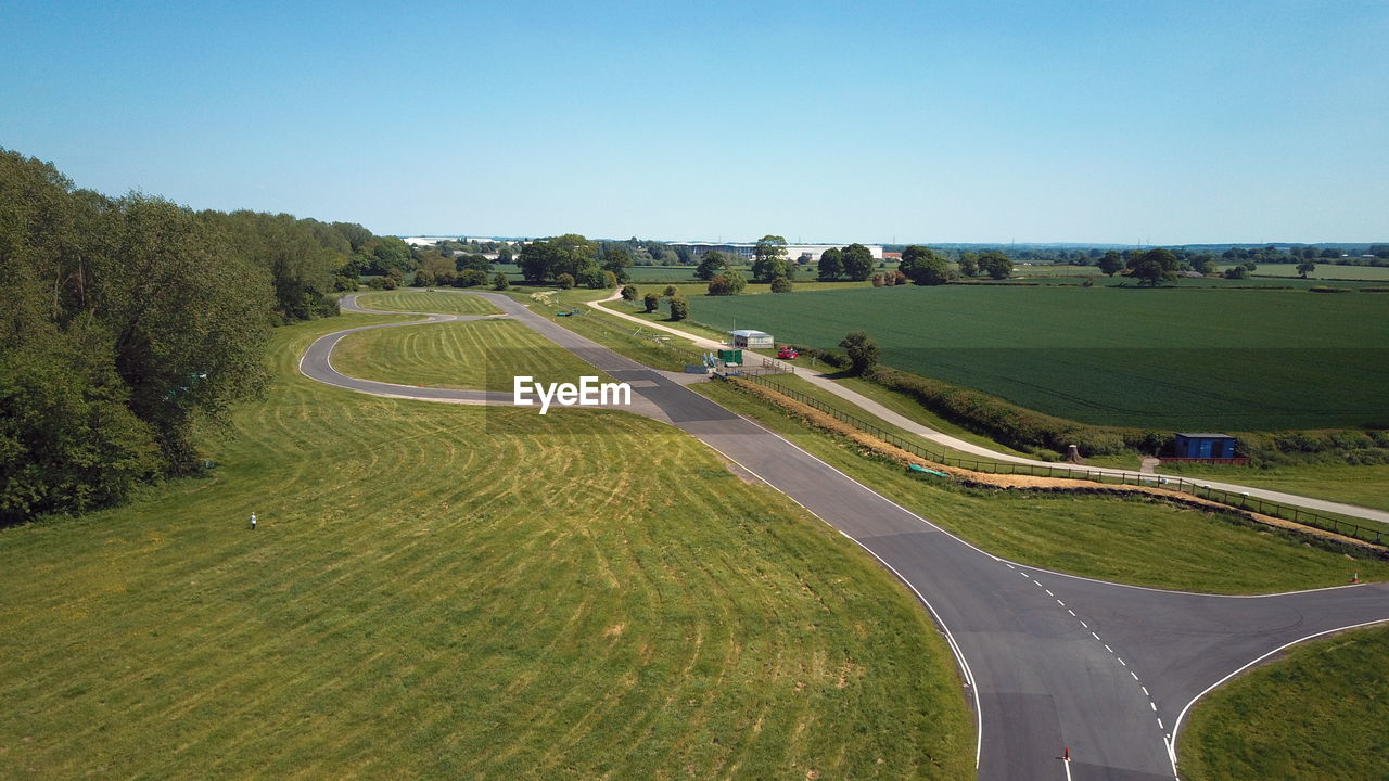 PANORAMIC VIEW OF LANDSCAPE AGAINST CLEAR SKY