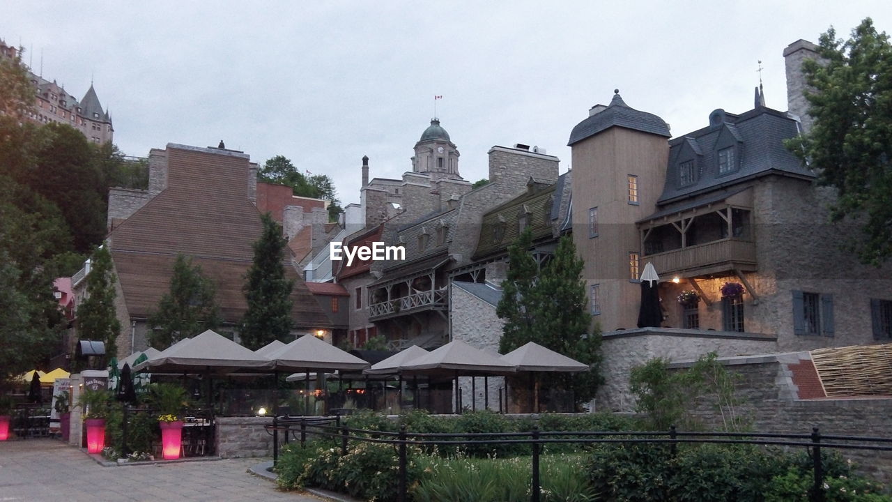 RESIDENTIAL BUILDINGS AGAINST SKY
