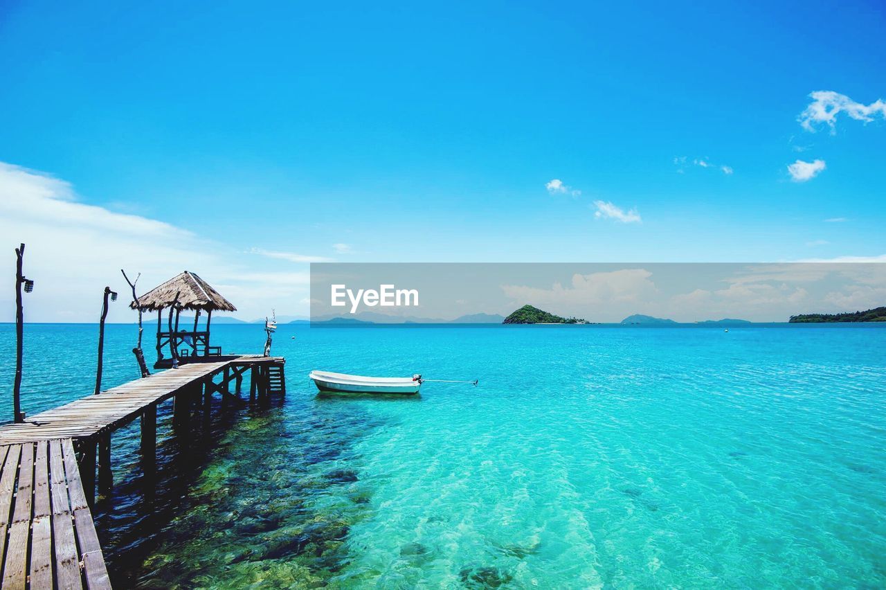 PANORAMIC SHOT OF SEA AGAINST SKY