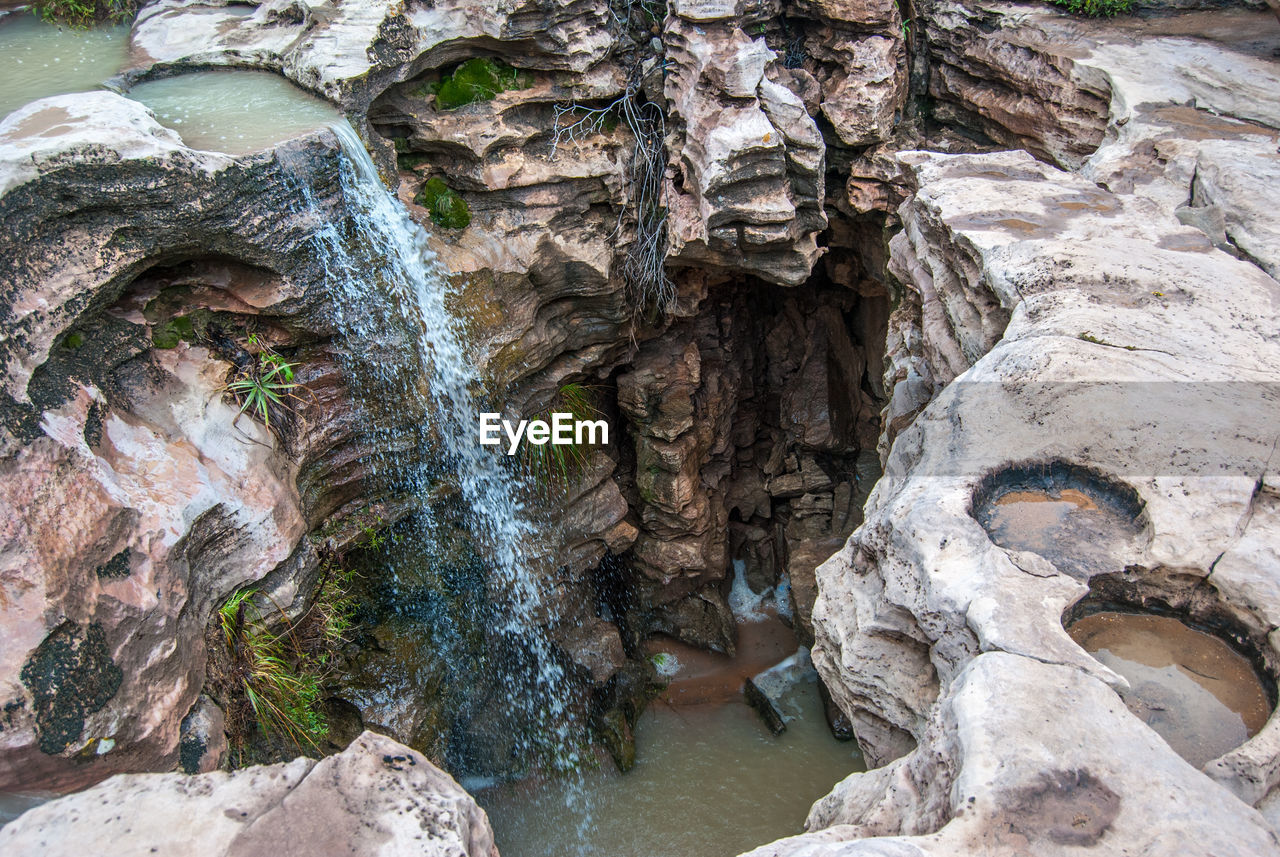 VIEW OF WATERFALL