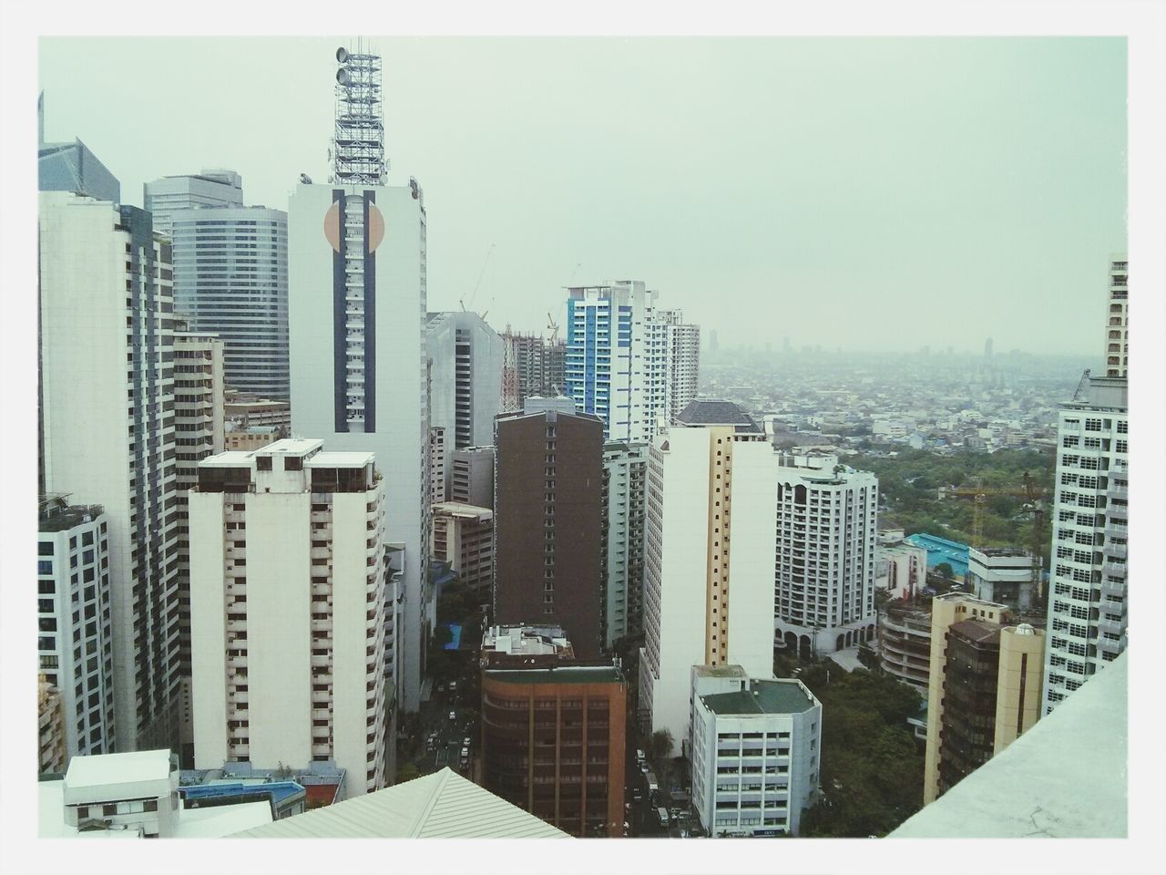 View of tall buildings against sky