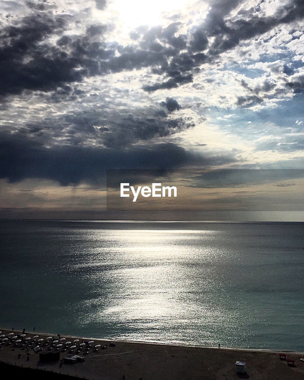 Scenic view of calm sea against sky