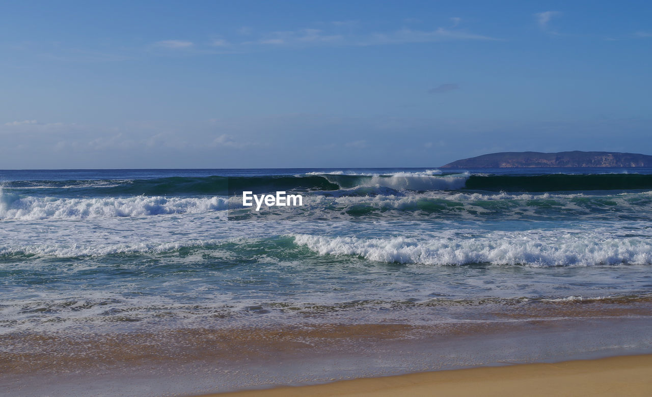 South atlantic coast of south africa at boulders beach in simon town