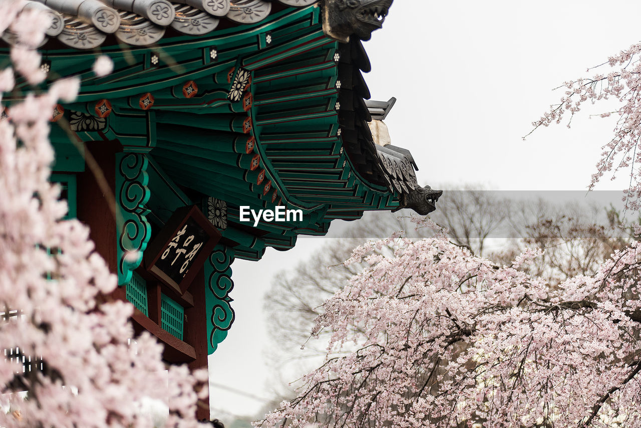 Low angle view of a temple