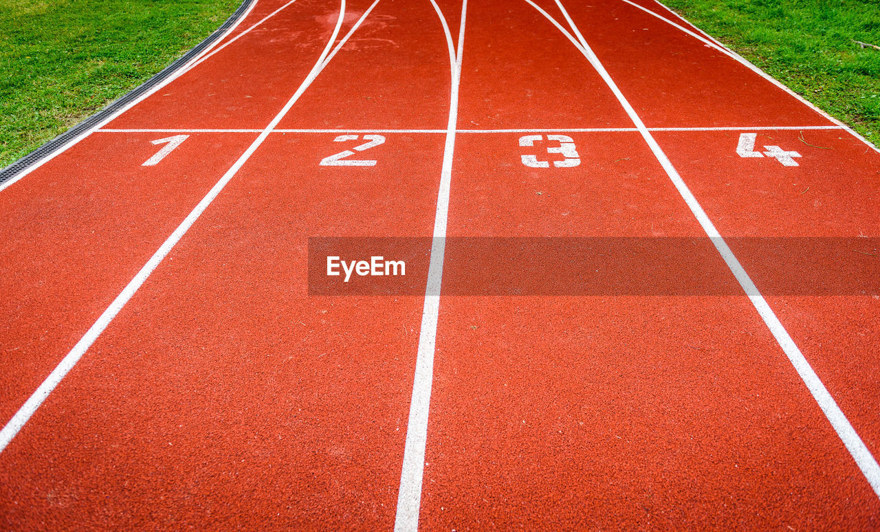 View of running track