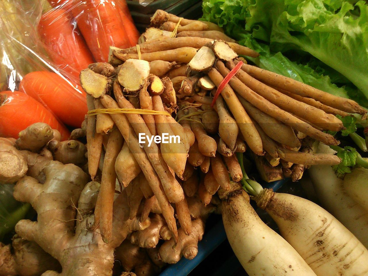 Close-up of vegetables in market