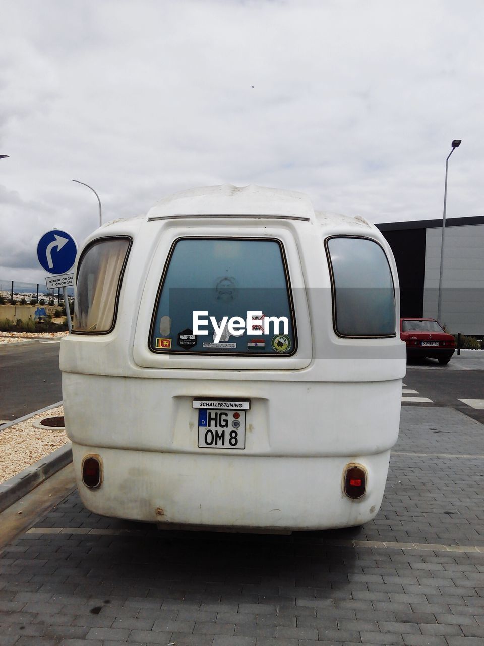 VIEW OF CAR ON STREET