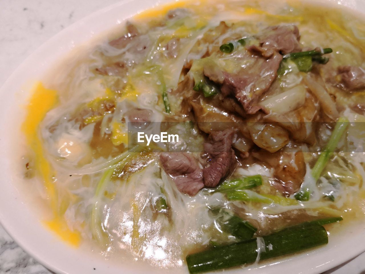 CLOSE-UP OF SOUP