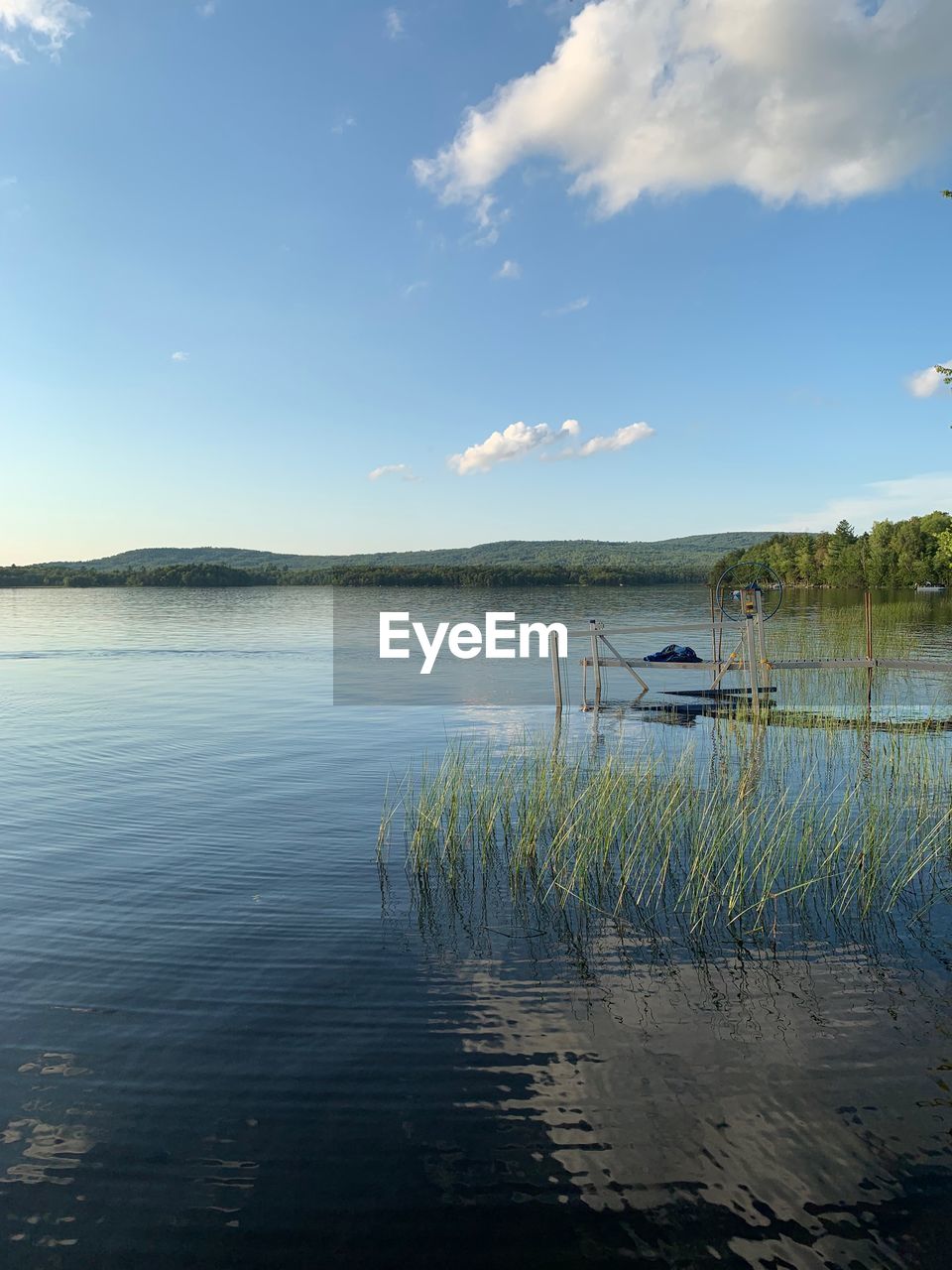 VIEW OF LAKE AGAINST SKY