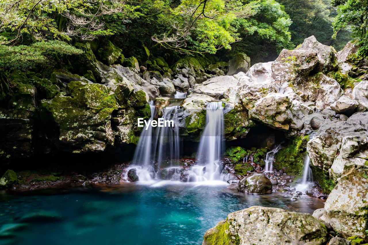 SCENIC VIEW OF WATERFALL