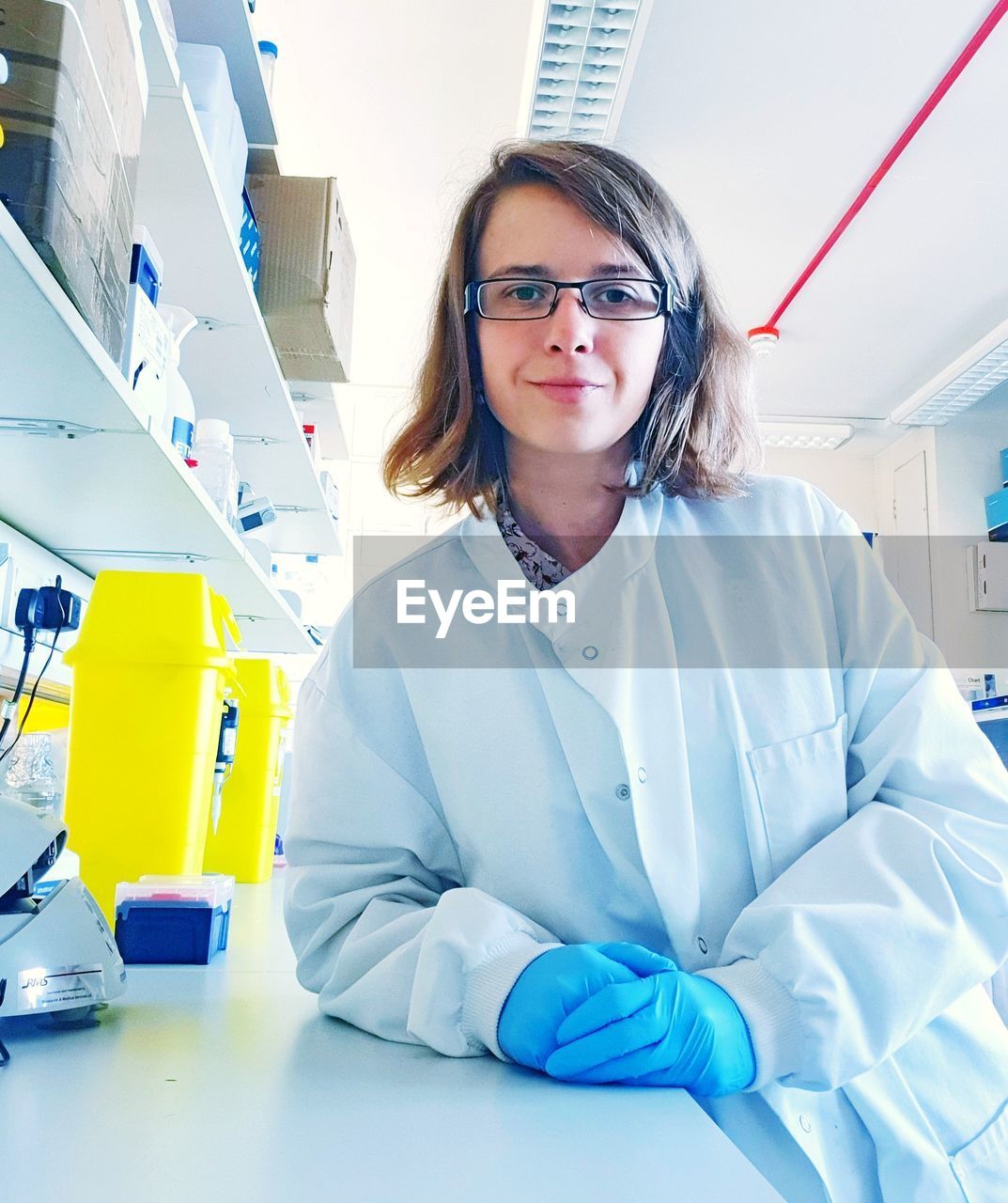 Portrait of young woman scientists in the lab