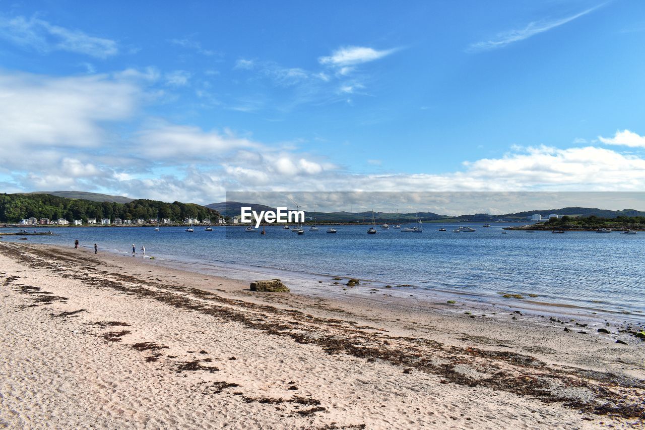 SCENIC VIEW OF SEA AGAINST BLUE SKY