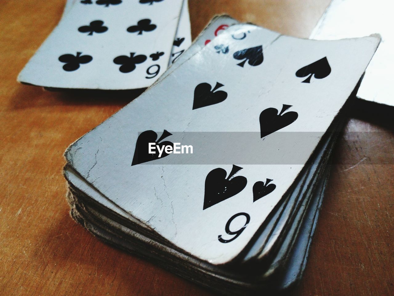 Close-up of playing cards