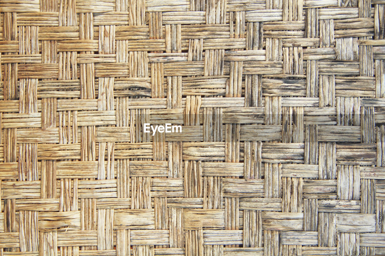 Full frame shot of wicker