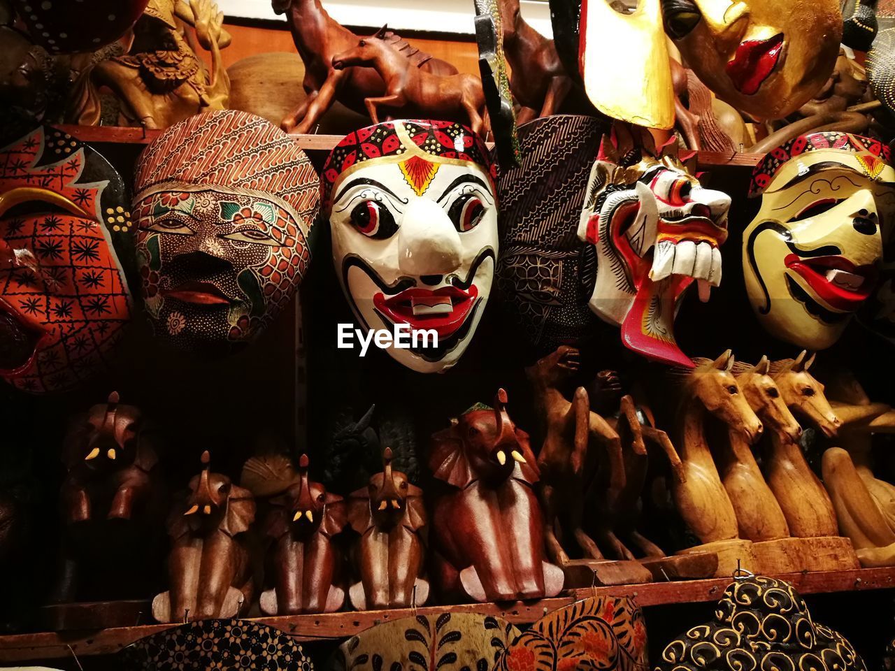 FULL FRAME SHOT OF MASK WITH UMBRELLA