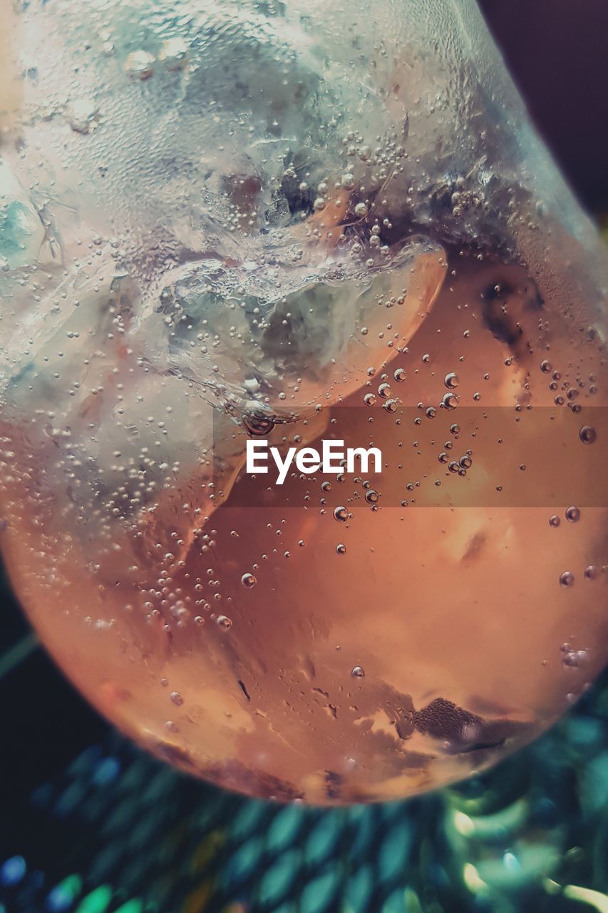 CLOSE-UP OF DRINK