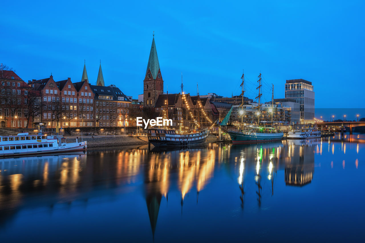 Martini pier in bremen , germany