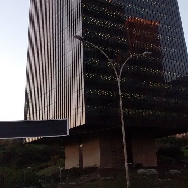 LOW ANGLE VIEW OF OFFICE BUILDING