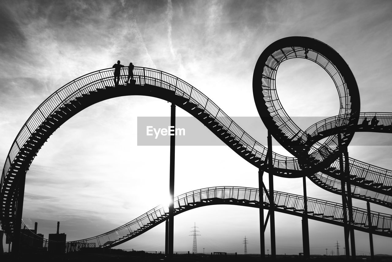 LOW ANGLE VIEW OF FERRIS WHEEL AGAINST SKY