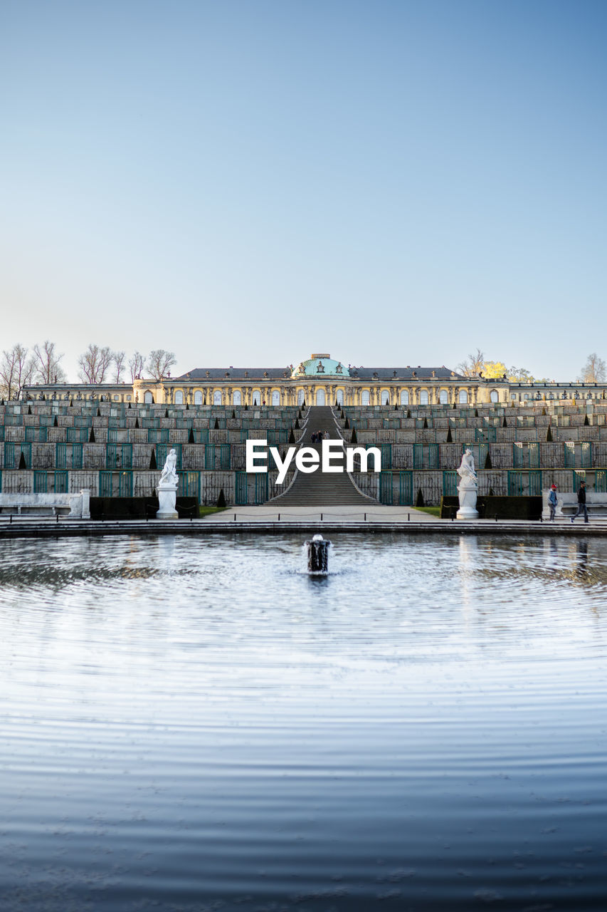 buildings in water