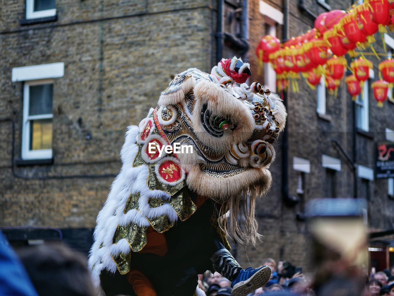 The lion dance