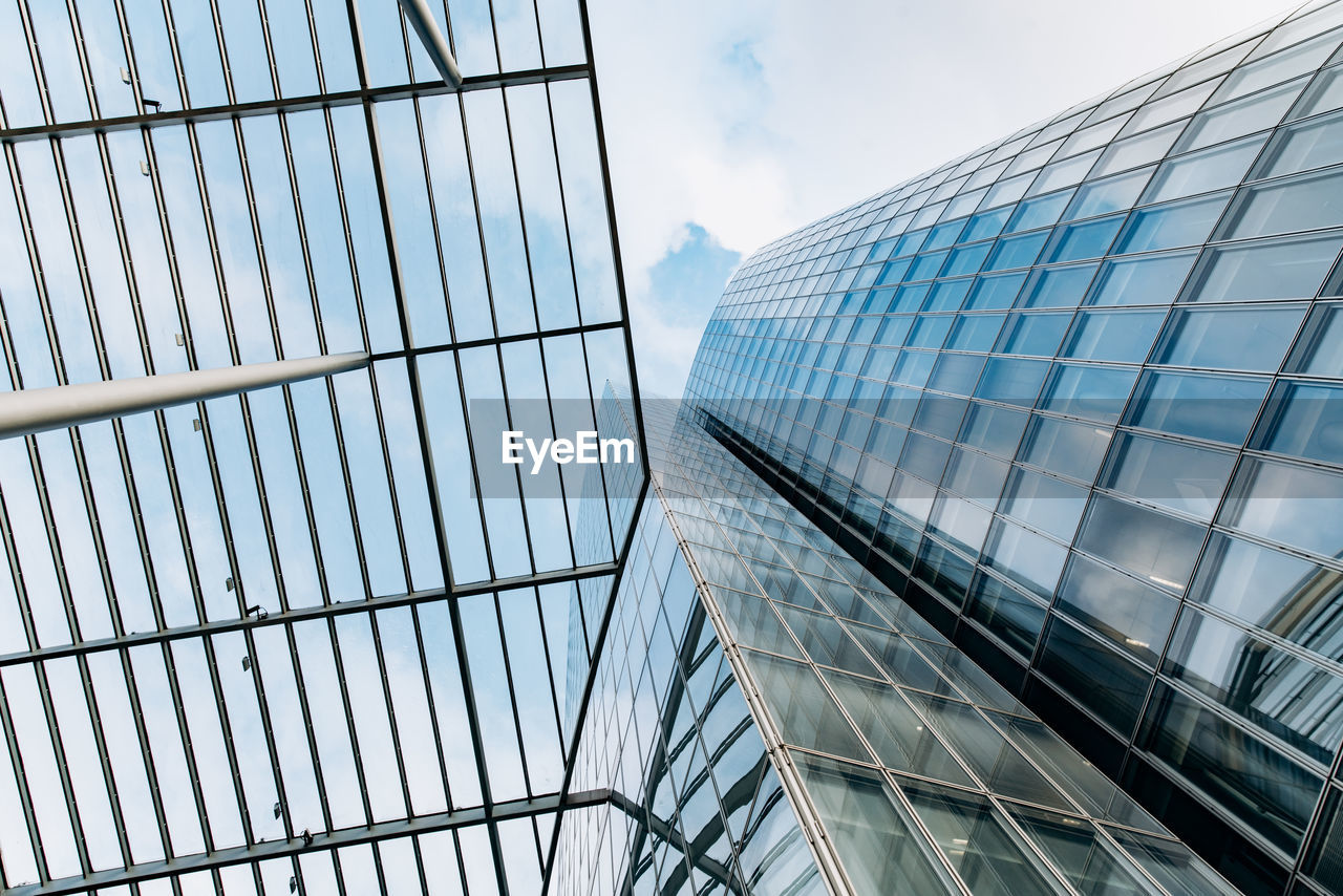 Low angle view of building against sky