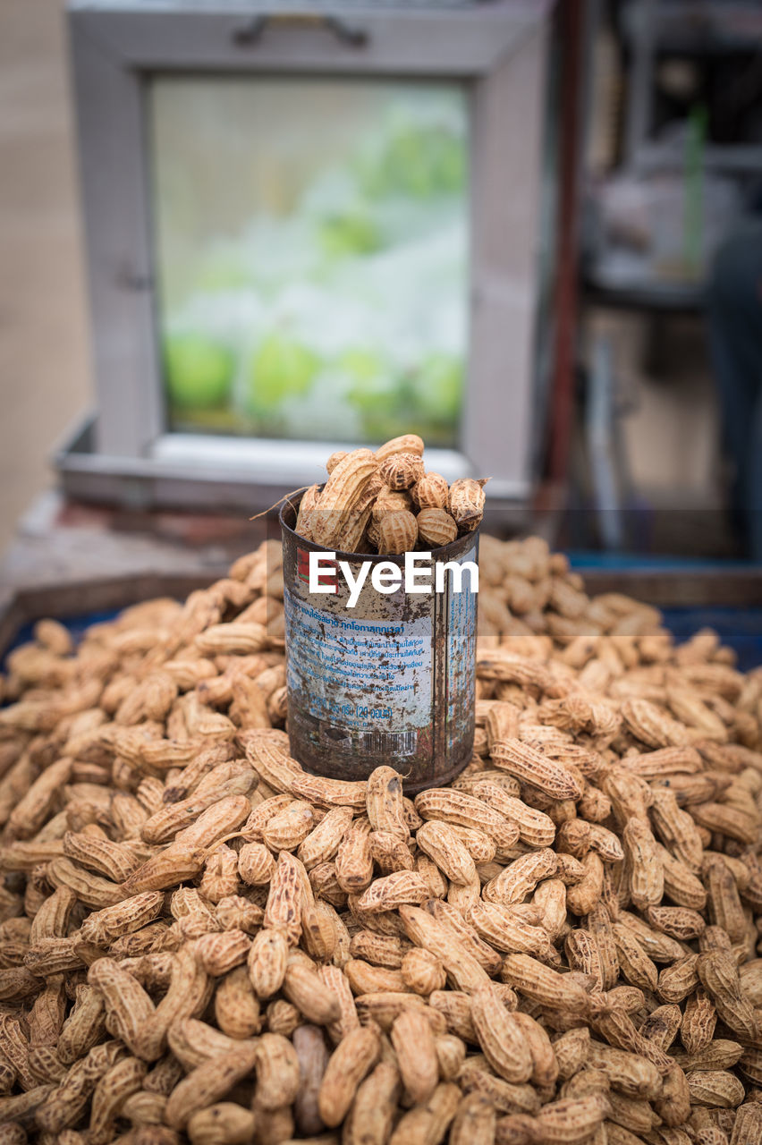 Close-up of peanuts