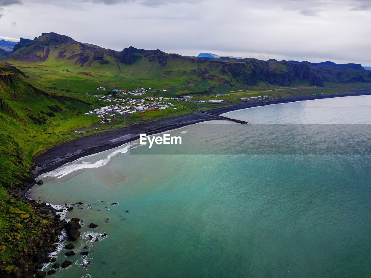 Black sand beach in iceland 