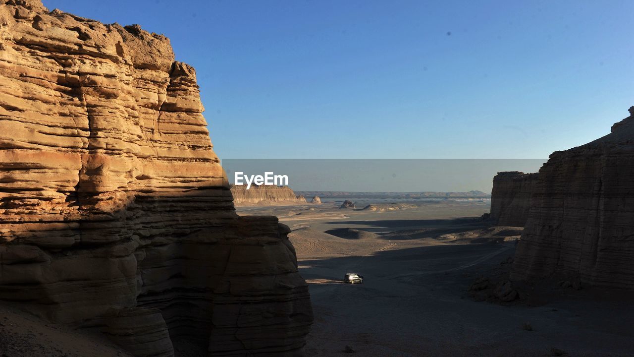 View of cliff against sky