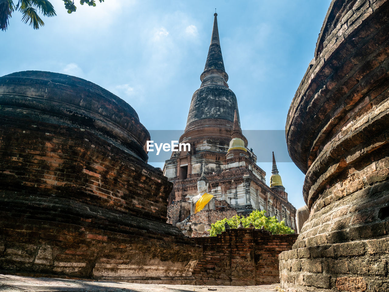 LOW ANGLE VIEW OF A TEMPLE