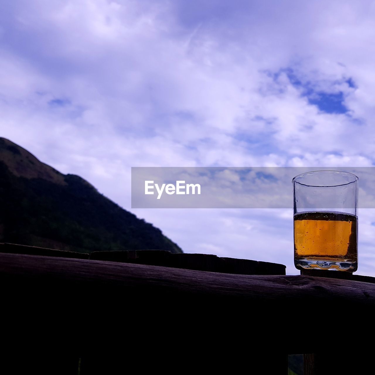 VIEW OF BEER THROUGH GLASS