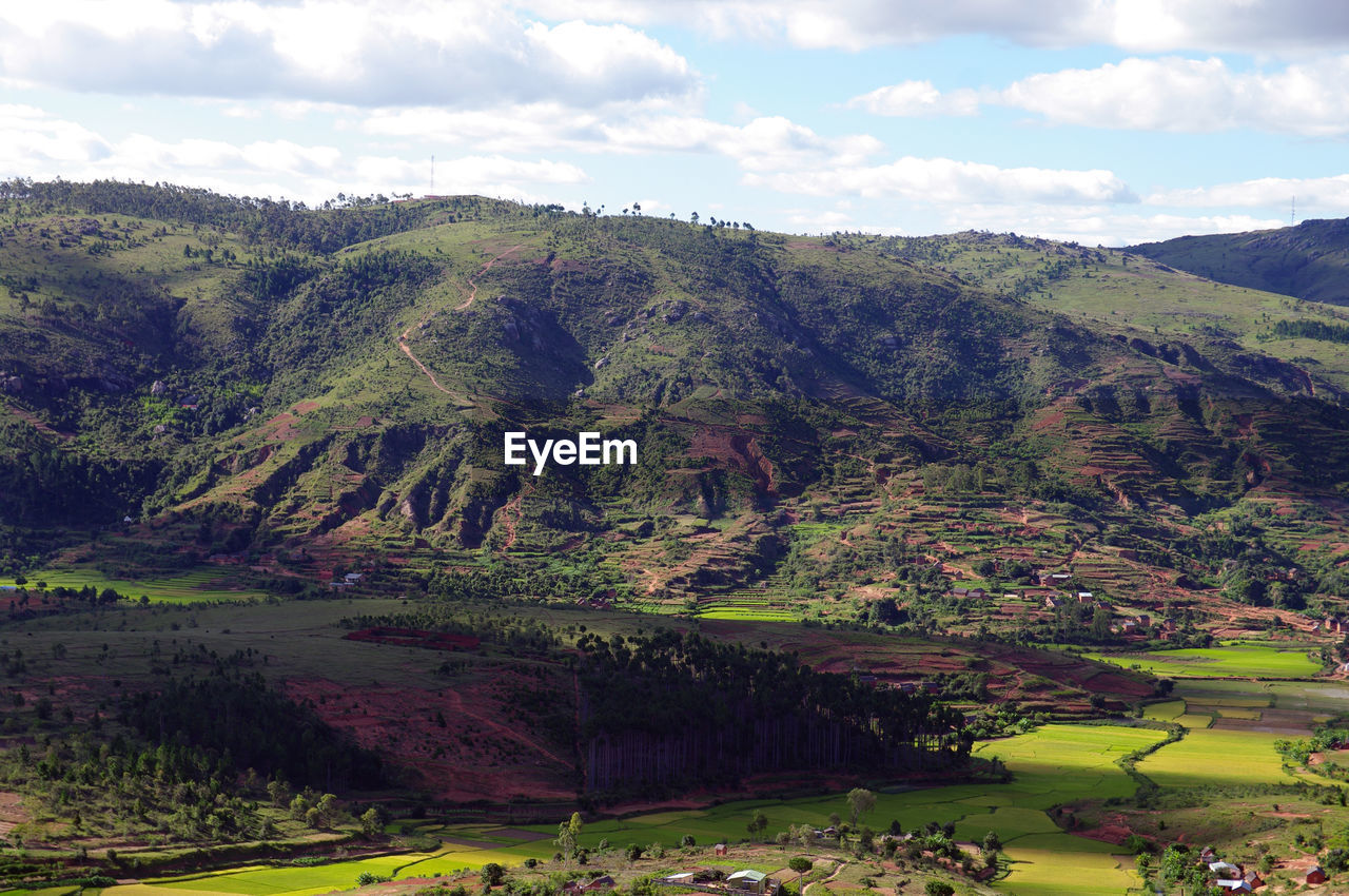 Scenic view of landscape against sky