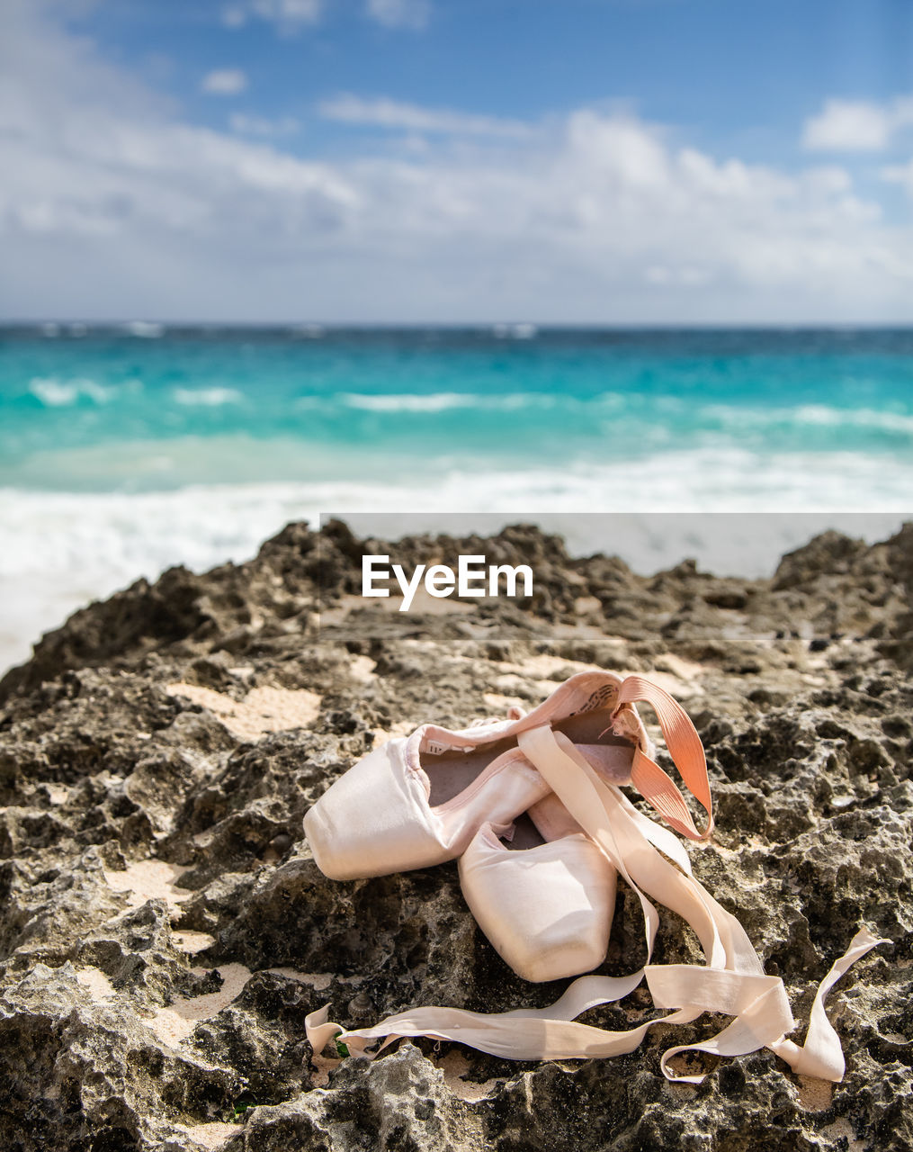 Ballerina on the beach