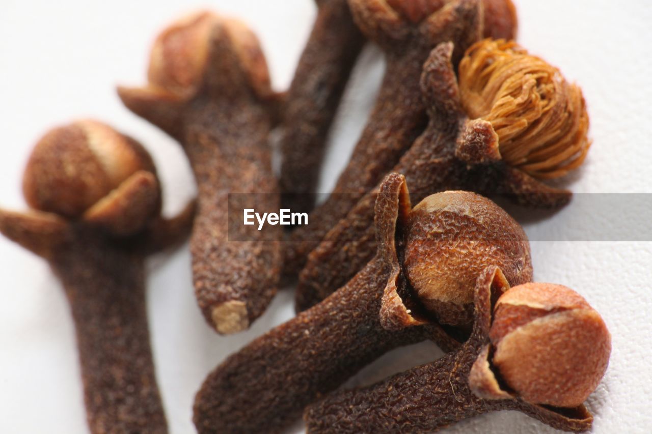 Close-up of cloves on table