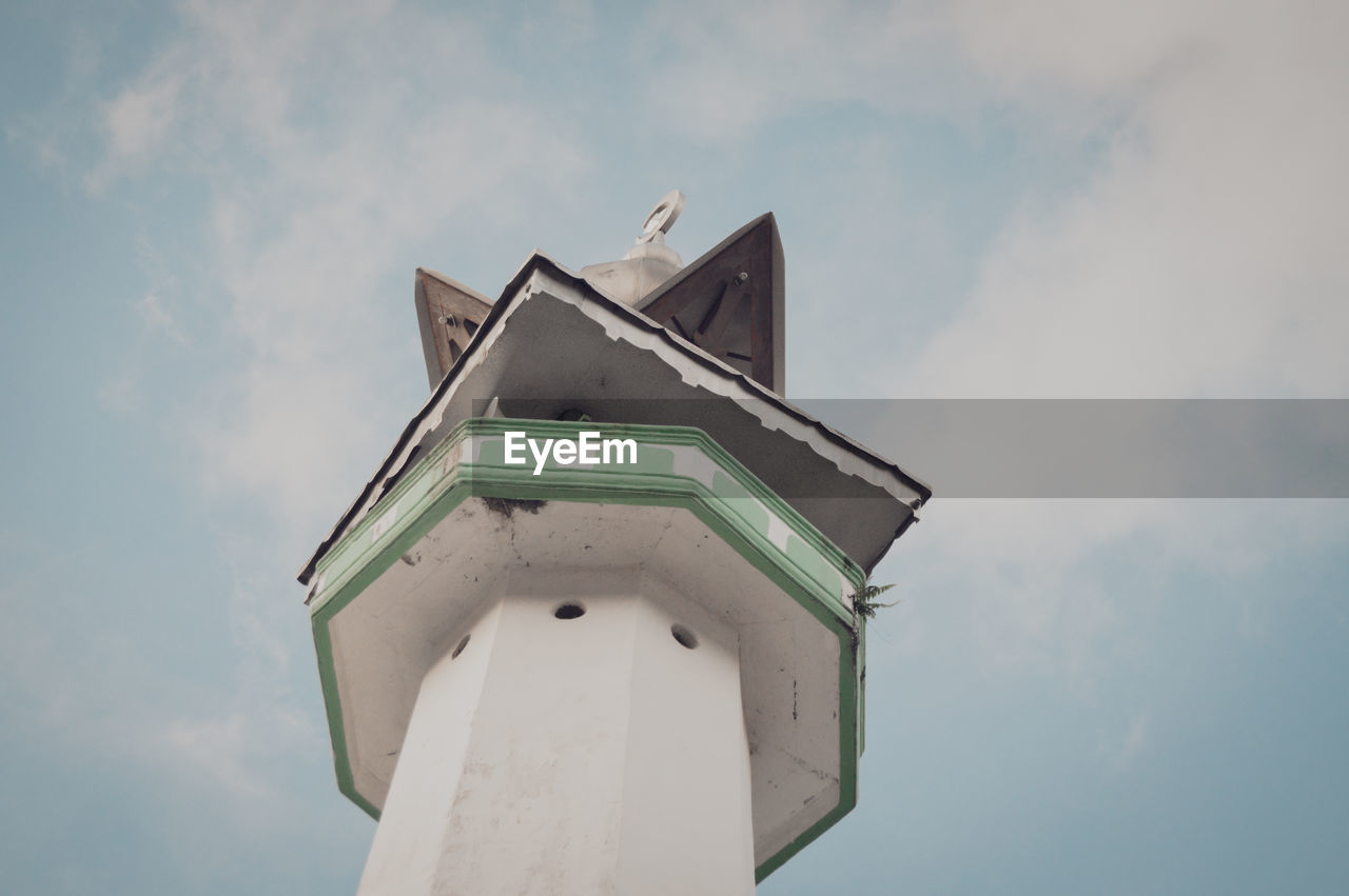 Low angle view of building against sky