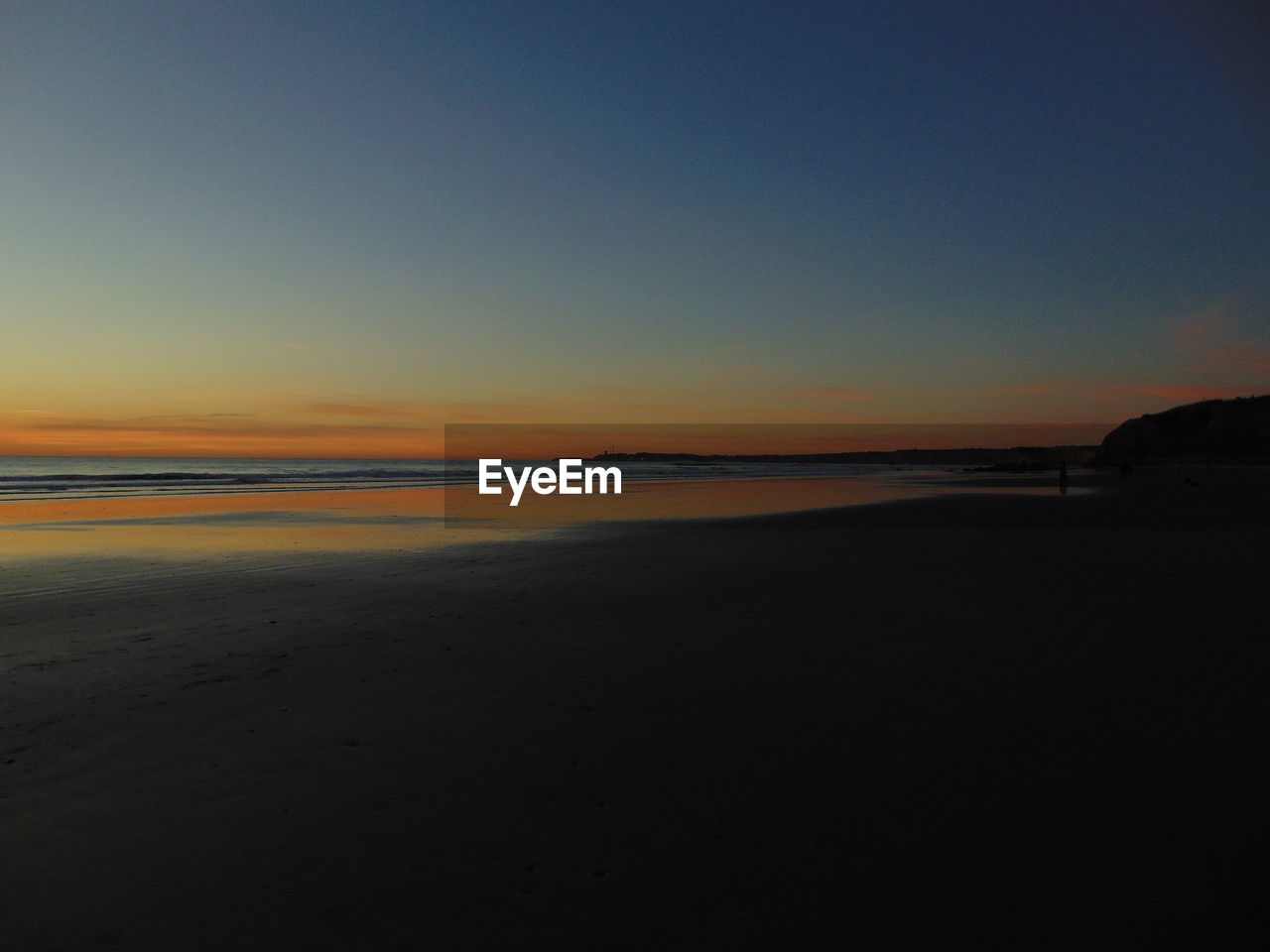 BEACH AT SUNSET