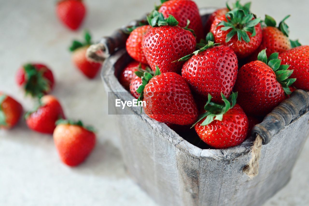 Close-up of strawberries