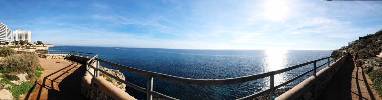 PANORAMIC VIEW OF SEA AND SKY