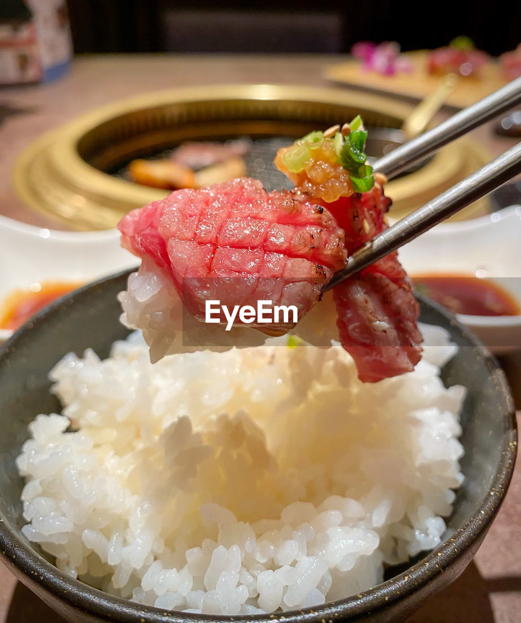 CLOSE-UP OF FOOD SERVED IN BOWL