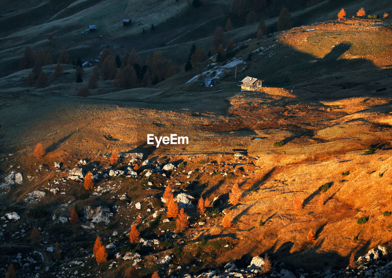 High angle view of landscape