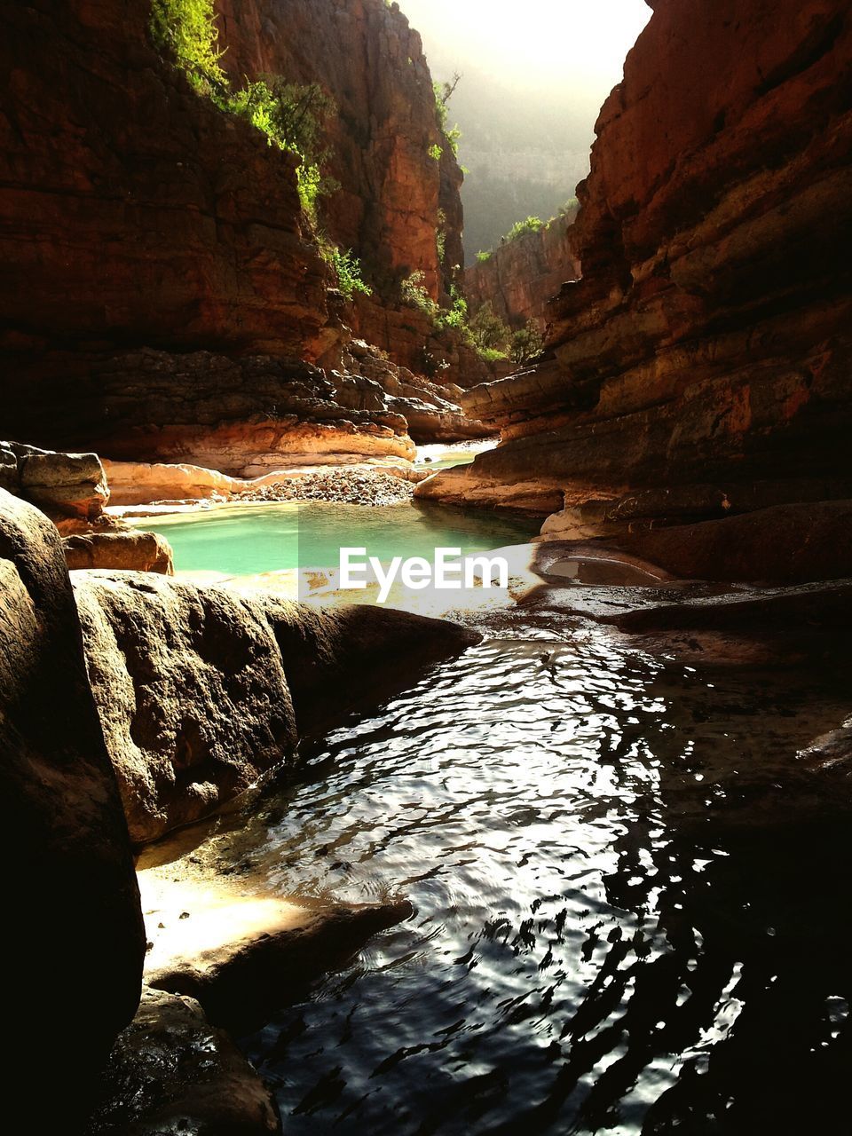 River in cave