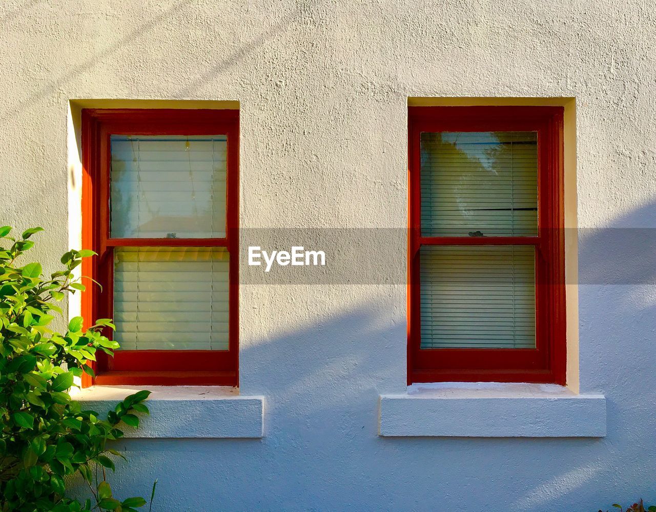 CLOSED WINDOW OF WHITE HOUSE