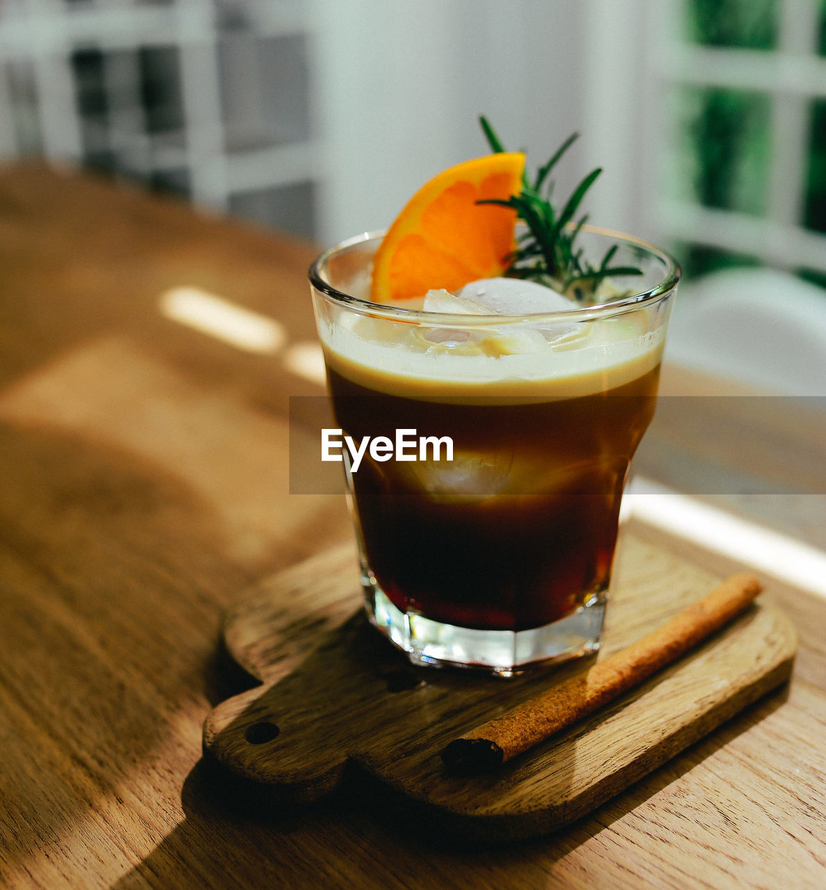 Close-up of drink on table