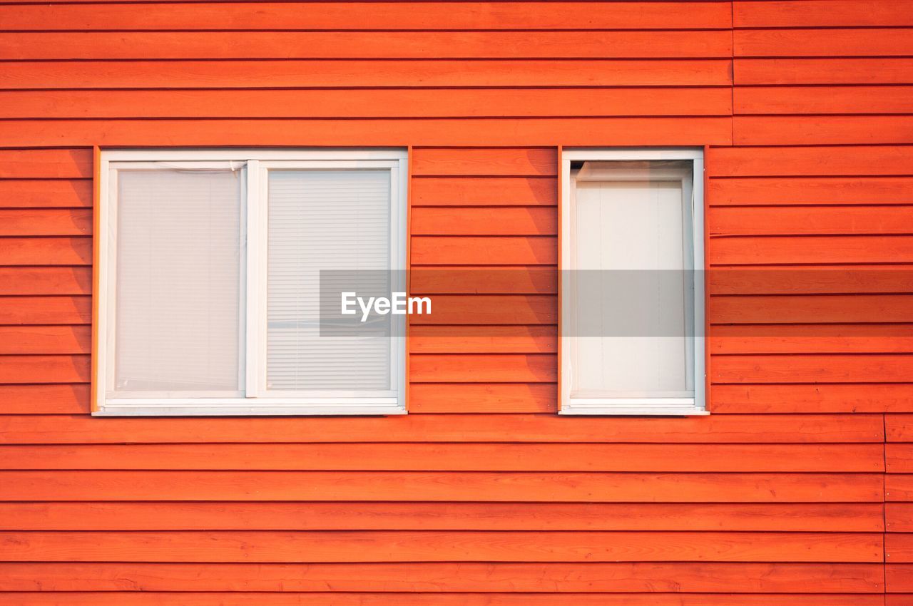 Window of orange house