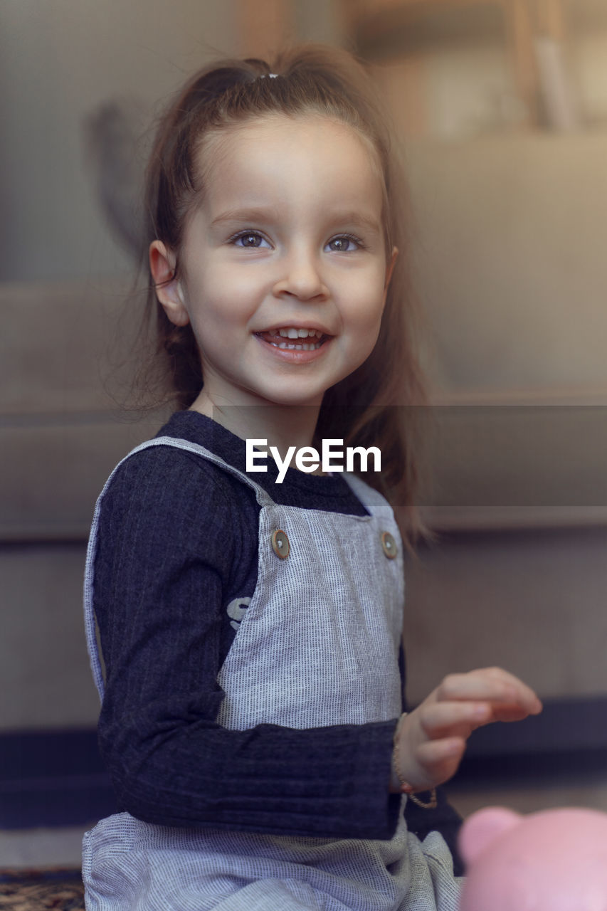 Portrait of a smiling girl