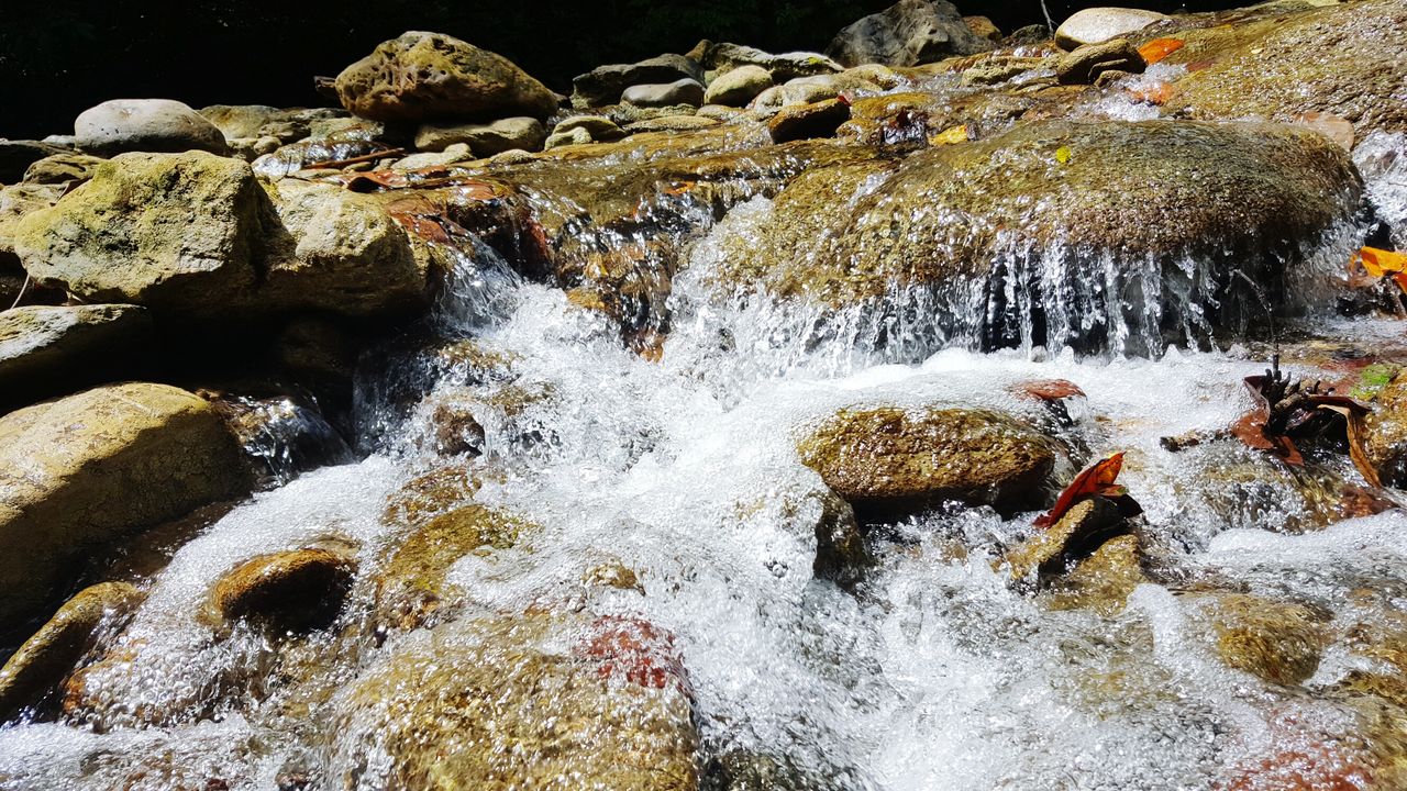 WATER ON ROCKS