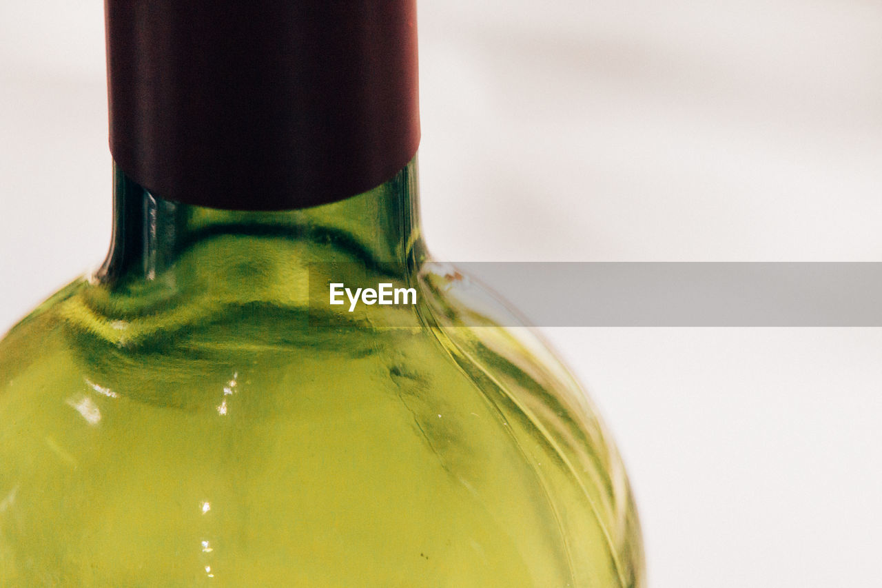 Close-up of wine bottle