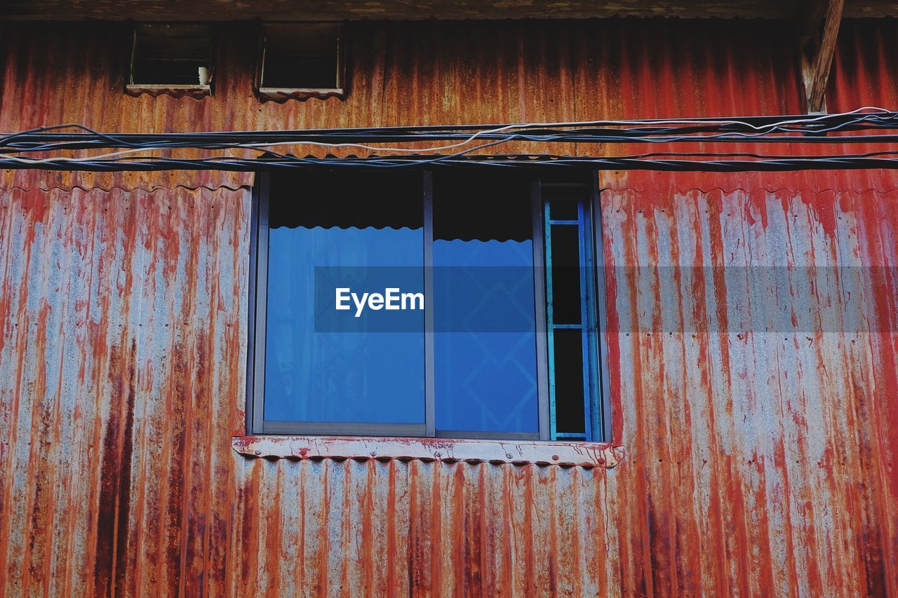 Full frame shot of window against sky